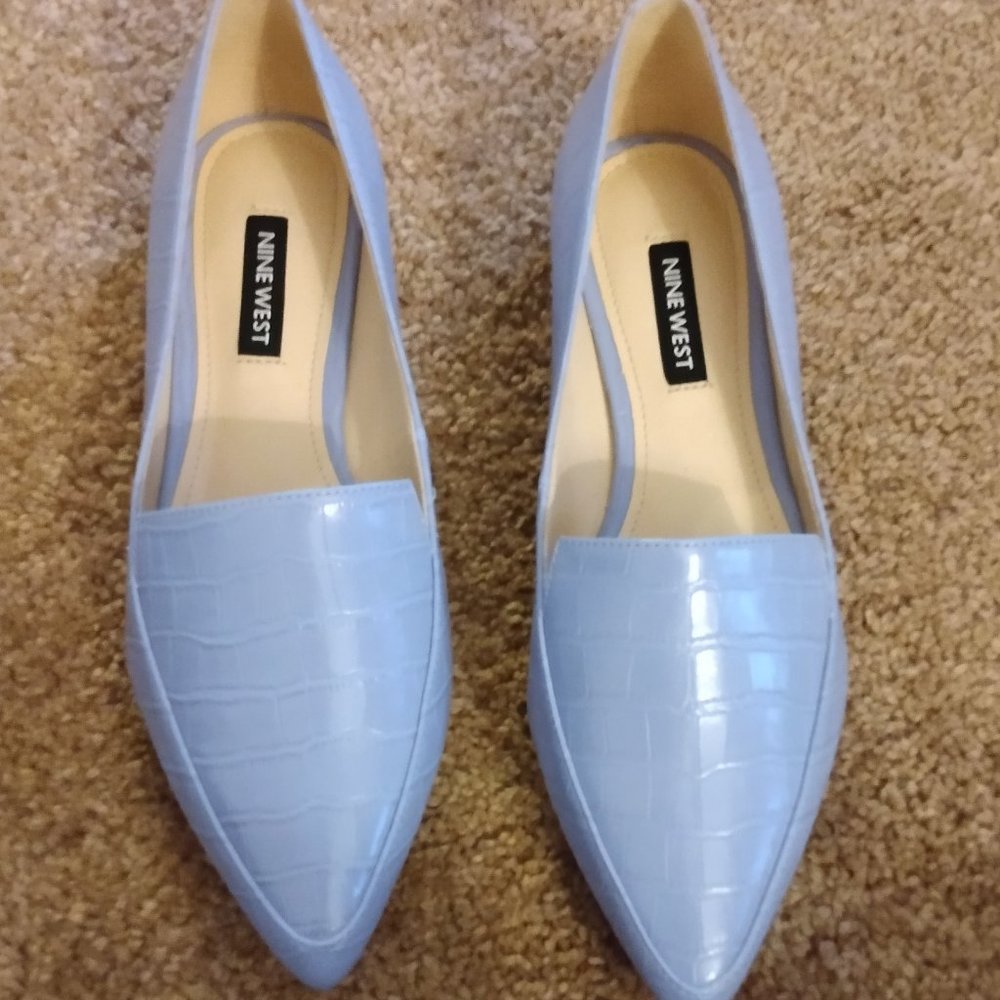 Lavender nine west flats